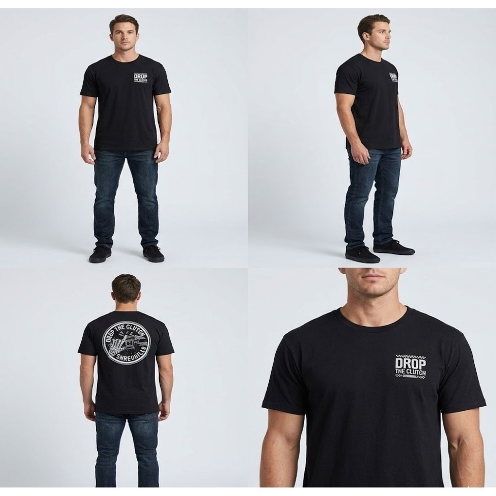 Shredhills Supply Co. Graphic T-Shirt Mens 2XL Black Drop The Clutch Adventure